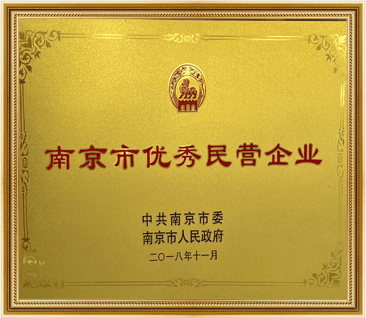 南京市優(yōu)秀民營(yíng)企業(yè)